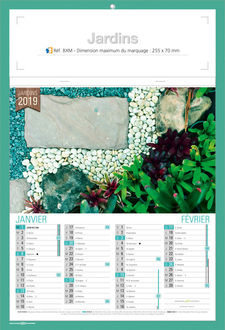 calendrier personnalise gardens
