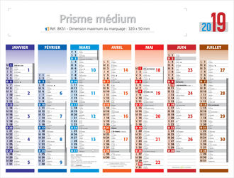 calendriers personnalises medium prismabanque