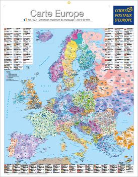 Verso calendrier disponible : Map Europe