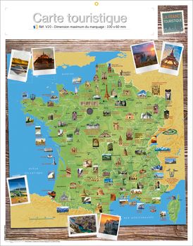 Verso calendrier disponible : Map Tourisme