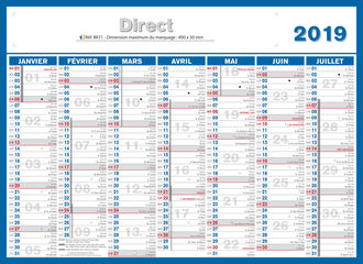 Votre calendrier imprimÃ© Maxi Direct
