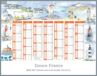 Votre calendrier imprimÃ© Paysage France