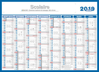 Votre calendrier imprimÃ© Scolabanque