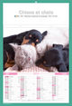 calendrier personnalise chats et chiens 2