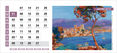 calendriers personnalises chevalet paysages et peintures 5
